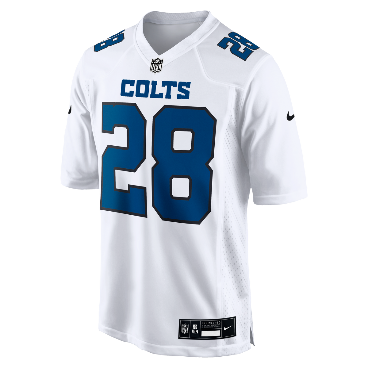 Indianapolis Colts Jonathan Taylor Nike Tundra White Fashion Game Jersey