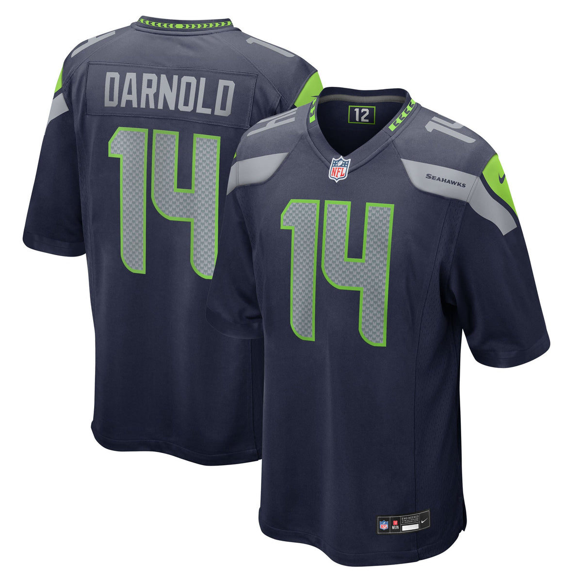 Seattle Seahawks Sam Darnold Nike Royal Alternate Game Player Jersey