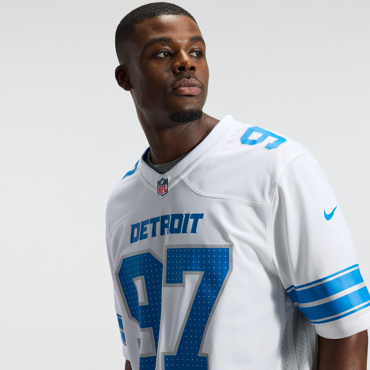 Detroit Lions Aidan Hutchinson Nike Black 2nd Alternate Game Jersey