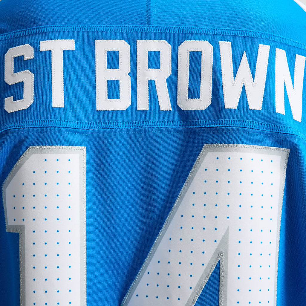 Detroit Lions Amon-Ra St. Brown Nike White Vapor F.U.S.E. Stitched Limited Jersey