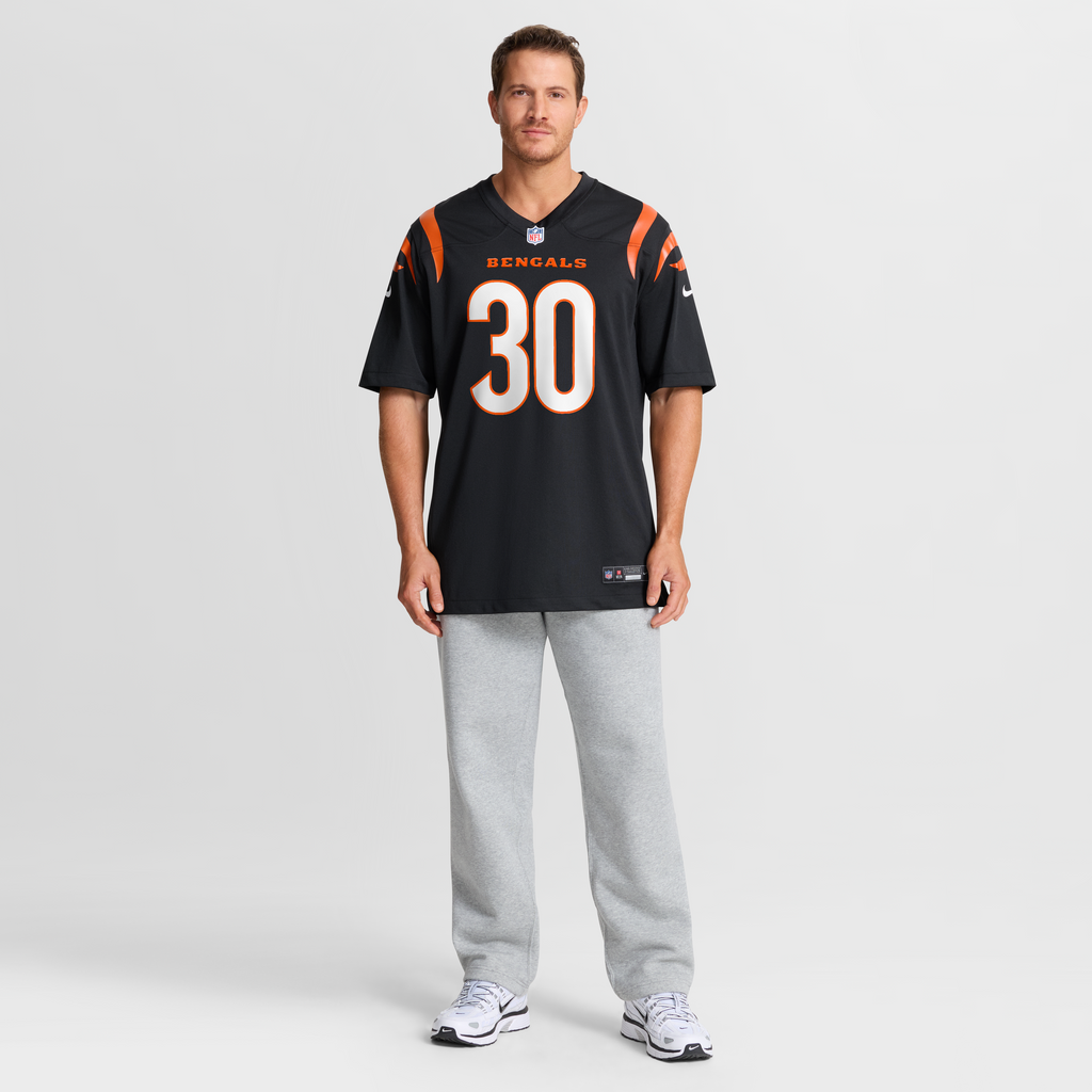 Cincinnati Bengals Chase Brown Nike Black Team Game Jersey