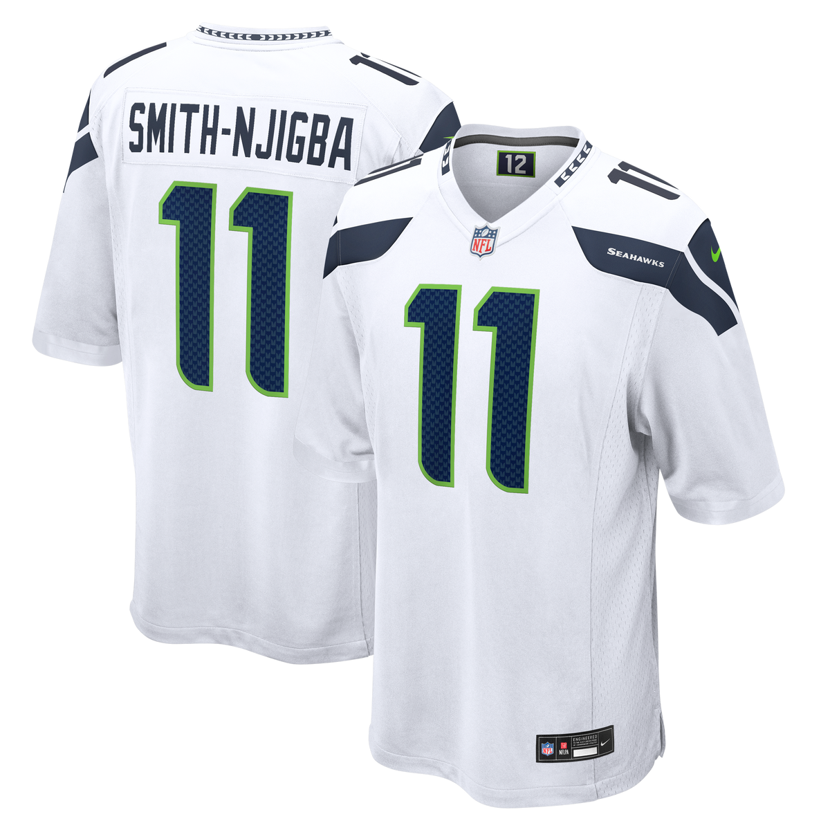 Seattle Seahawks Jaxon Smith-Njigba Nike College Navy Game Jersey
