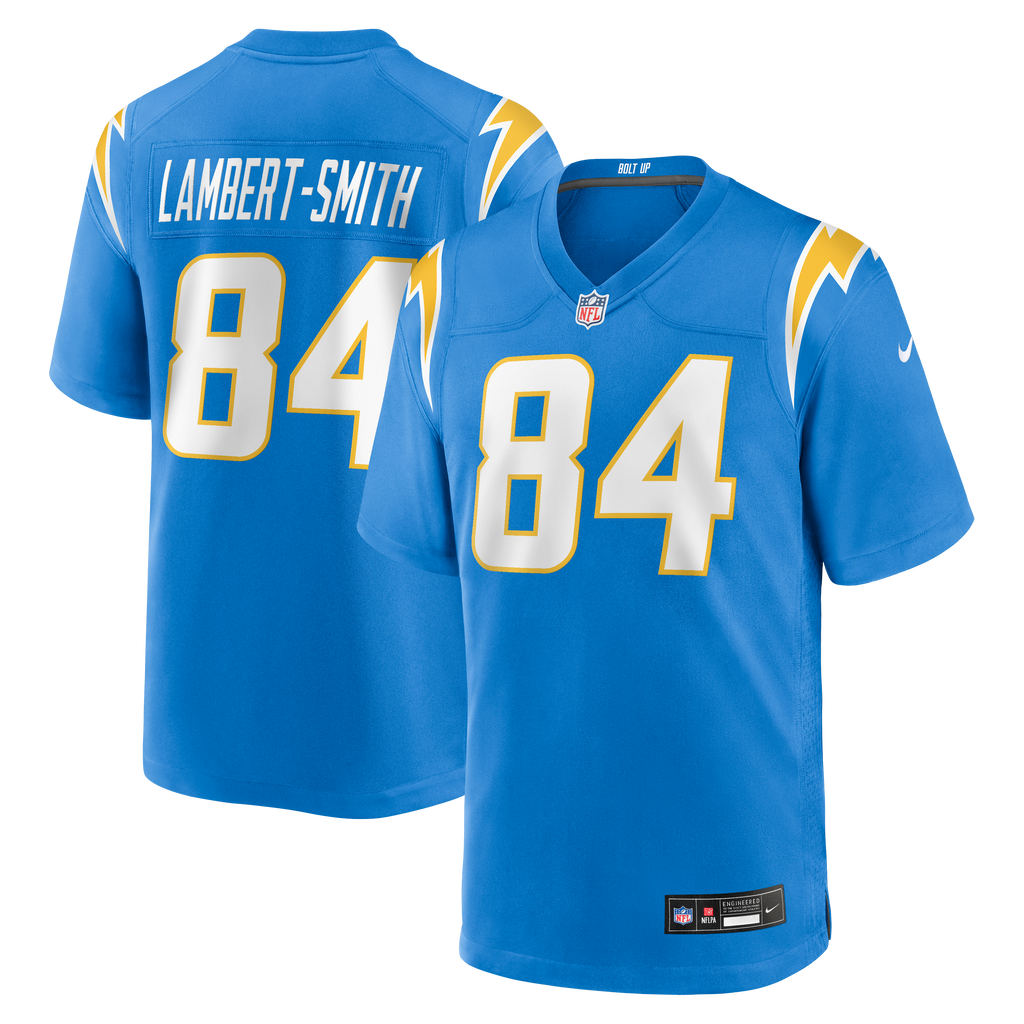 Los Angeles Chargers KeAndre Lambert-Smith Nike Powder Blue Team Game Jersey