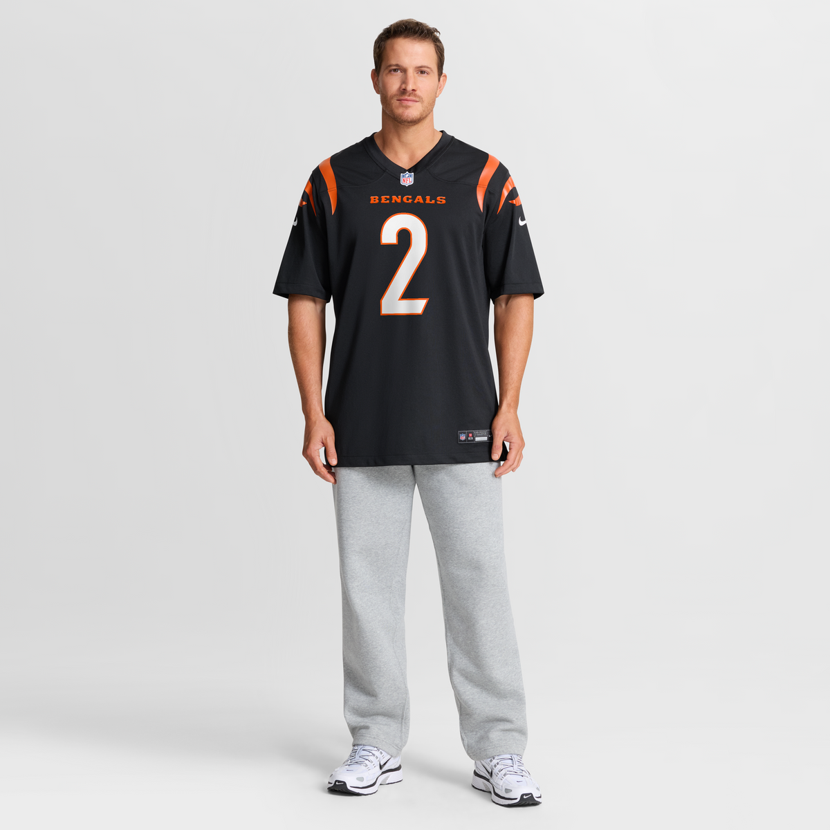 Cincinnati Bengals Evan McPherson Nike Black Game Jersey