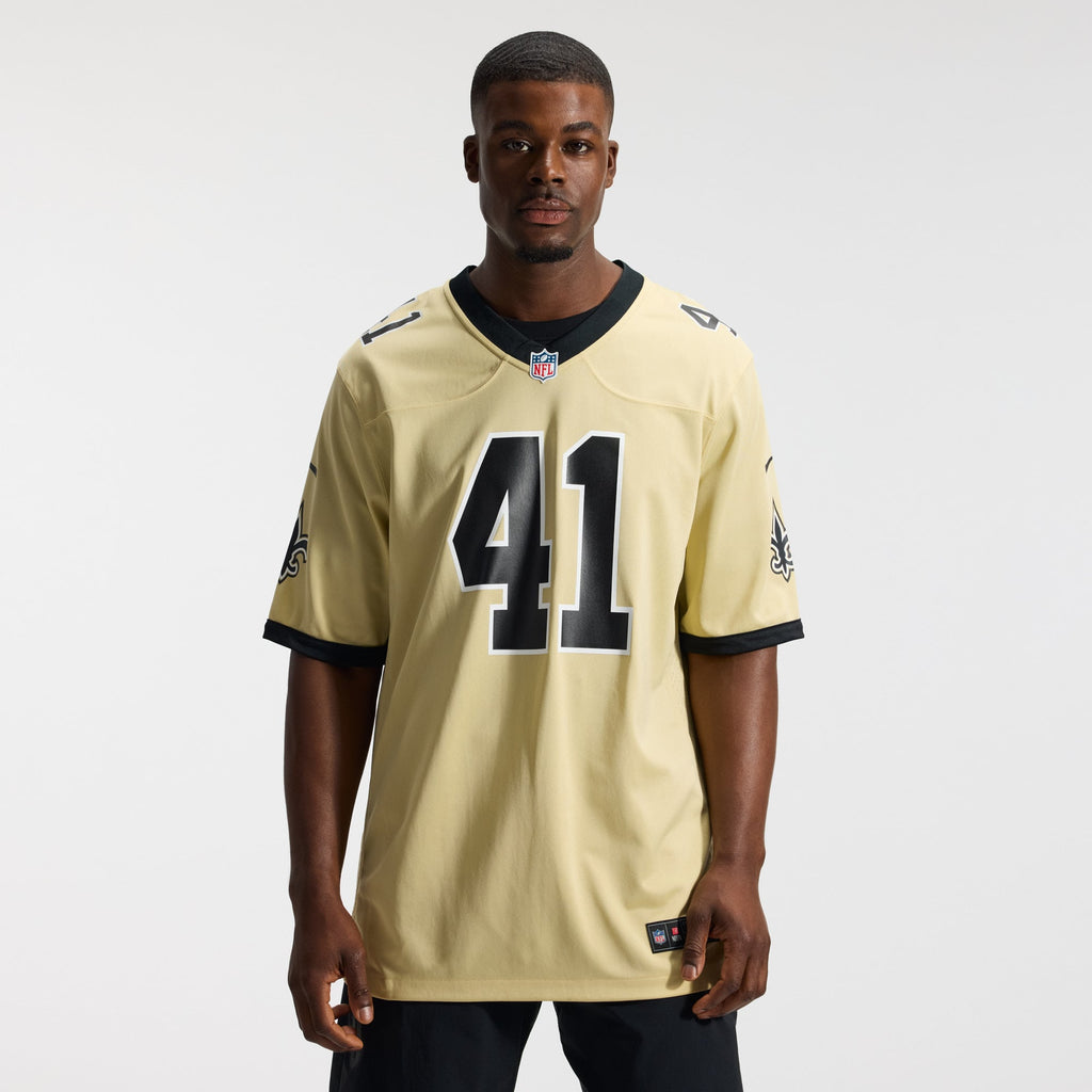 New Orleans Saints Alvin Kamara Nike Black Game Jersey