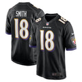 Baltimore Ravens Roquan Smith Nike Black Alternate Game Jersey