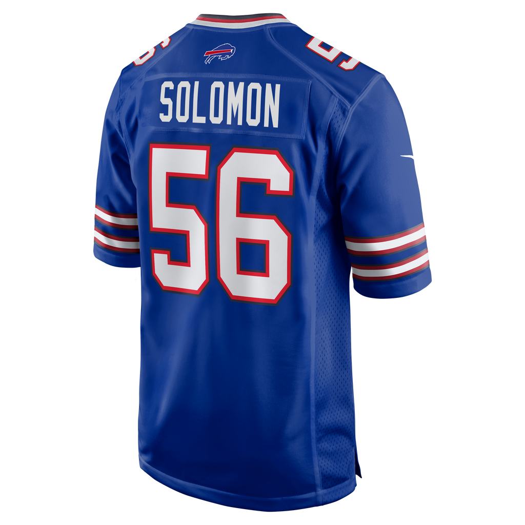 Buffalo Bills Javon Solomon Nike Royal Game Jersey
