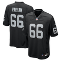 Las Vegas Raiders Dylan Parham Nike Black Game Player Jersey