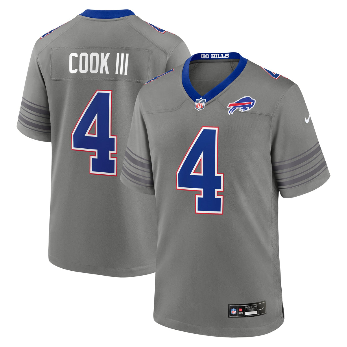 Buffalo Bills James Cook III Nike Royal Team Game Jersey