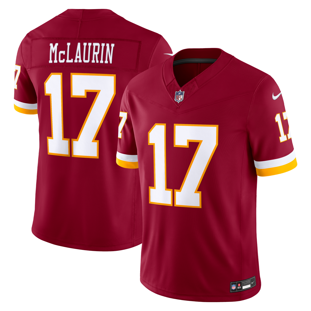Washington Commanders Terry McLaurin Nike Burgundy Team Vapor F.U.S.E. Stitched Limited Jersey