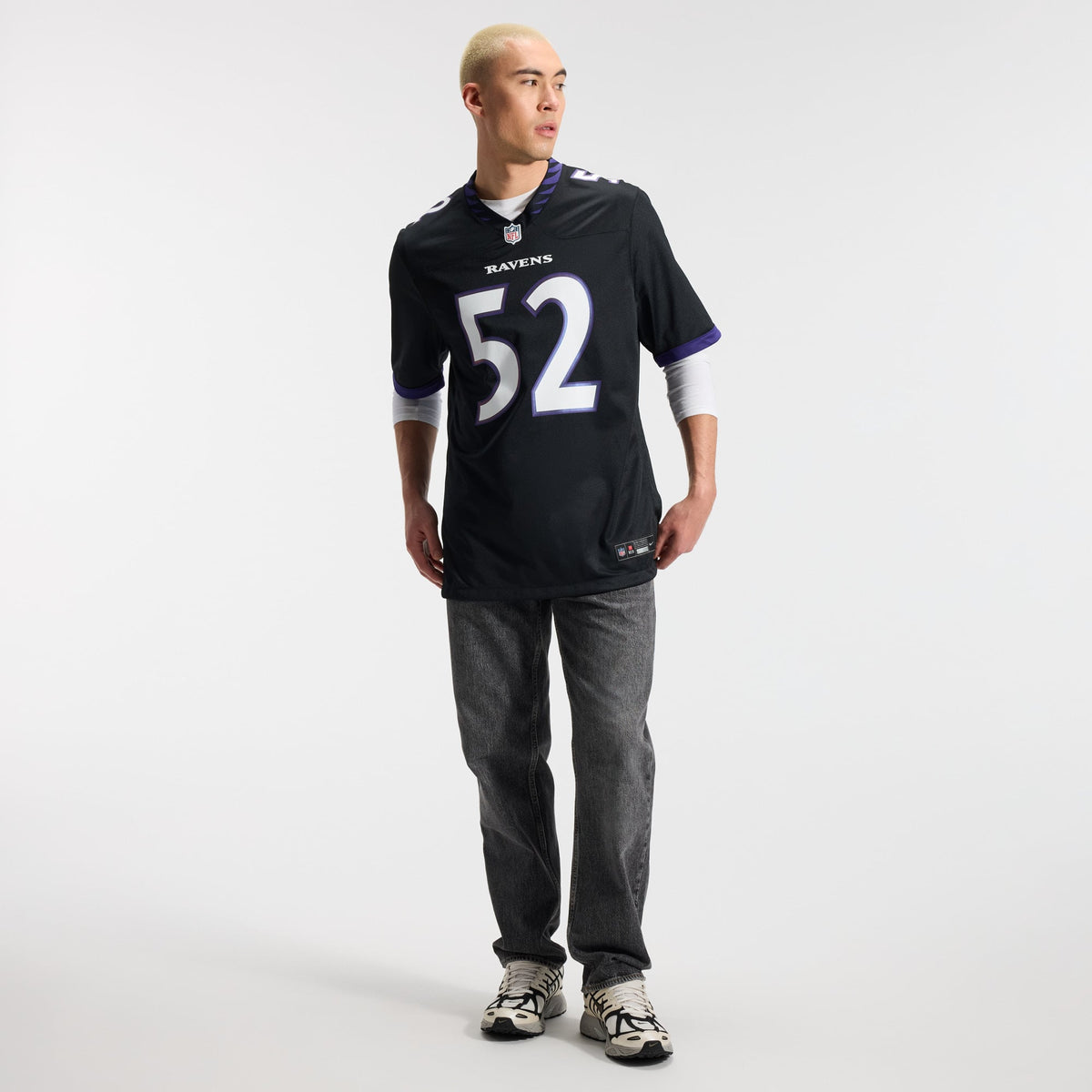 Baltimore Ravens Ray Lewis Nike Black Alternate Retired Player Game Jersey