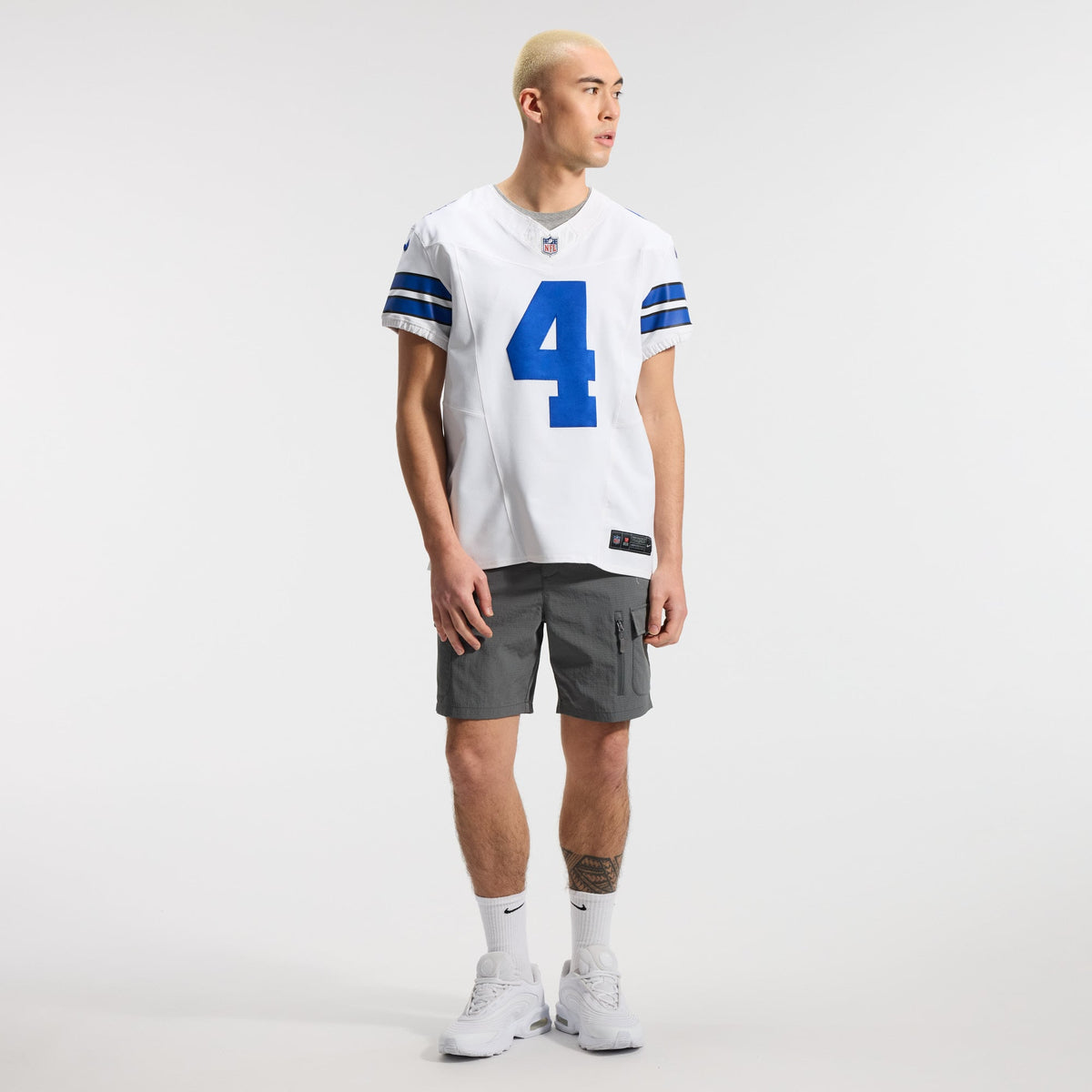 Dallas Cowboys Dak Prescott Nike White Vapor F.U.S.E. Elite Jersey