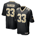 New Orleans Saints Jonas Sanker Nike Black Team Game Jersey
