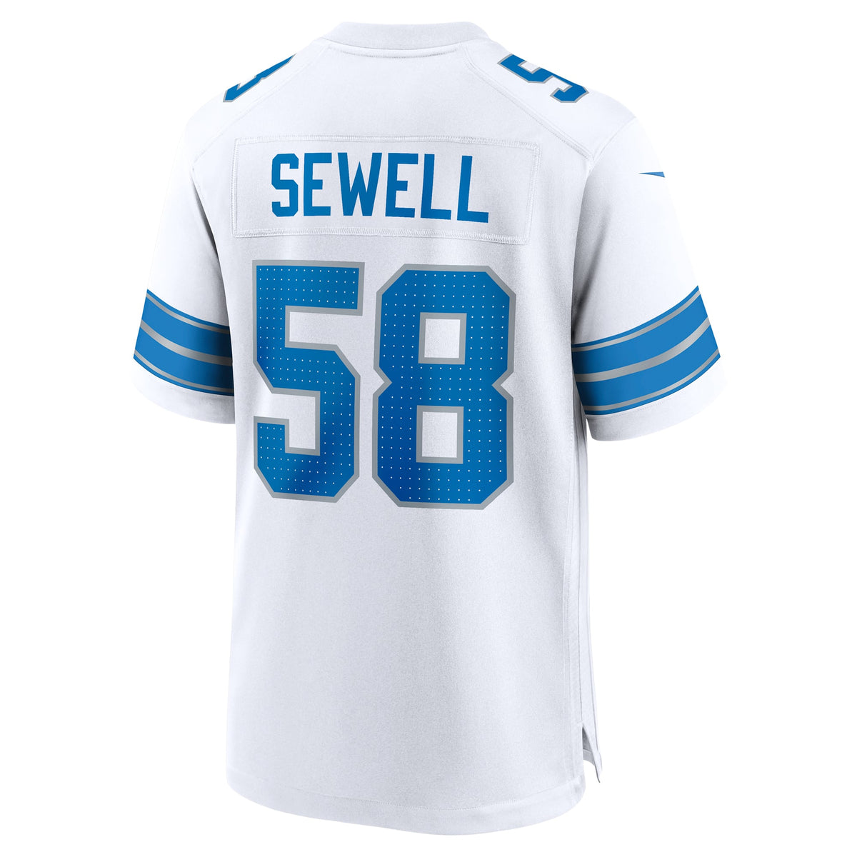 Detroit Lions Penei Sewell Nike Blue Game Jersey