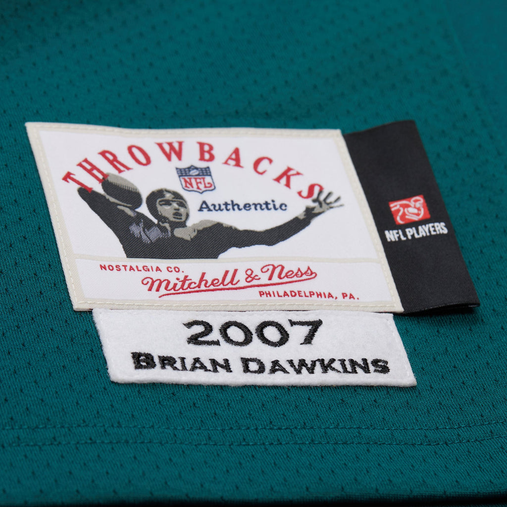 Philadelphia Eagles 1996 Brian Dawkins Mitchell & Ness White Authentic Throwback Retired Player Jersey