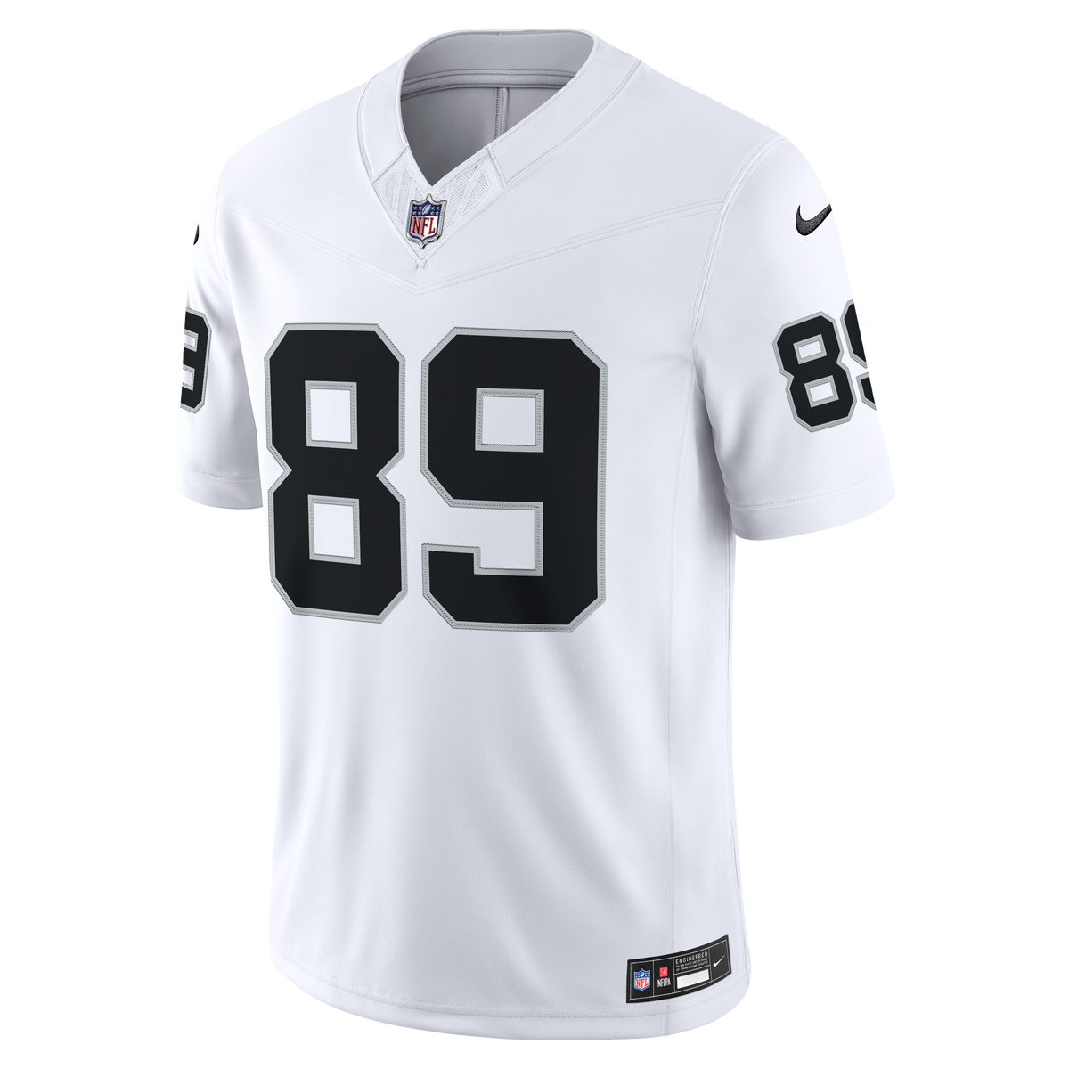 Las Vegas Raiders Brock Bowers Nike White Vapor F.U.S.E. Stitched Limited Jersey