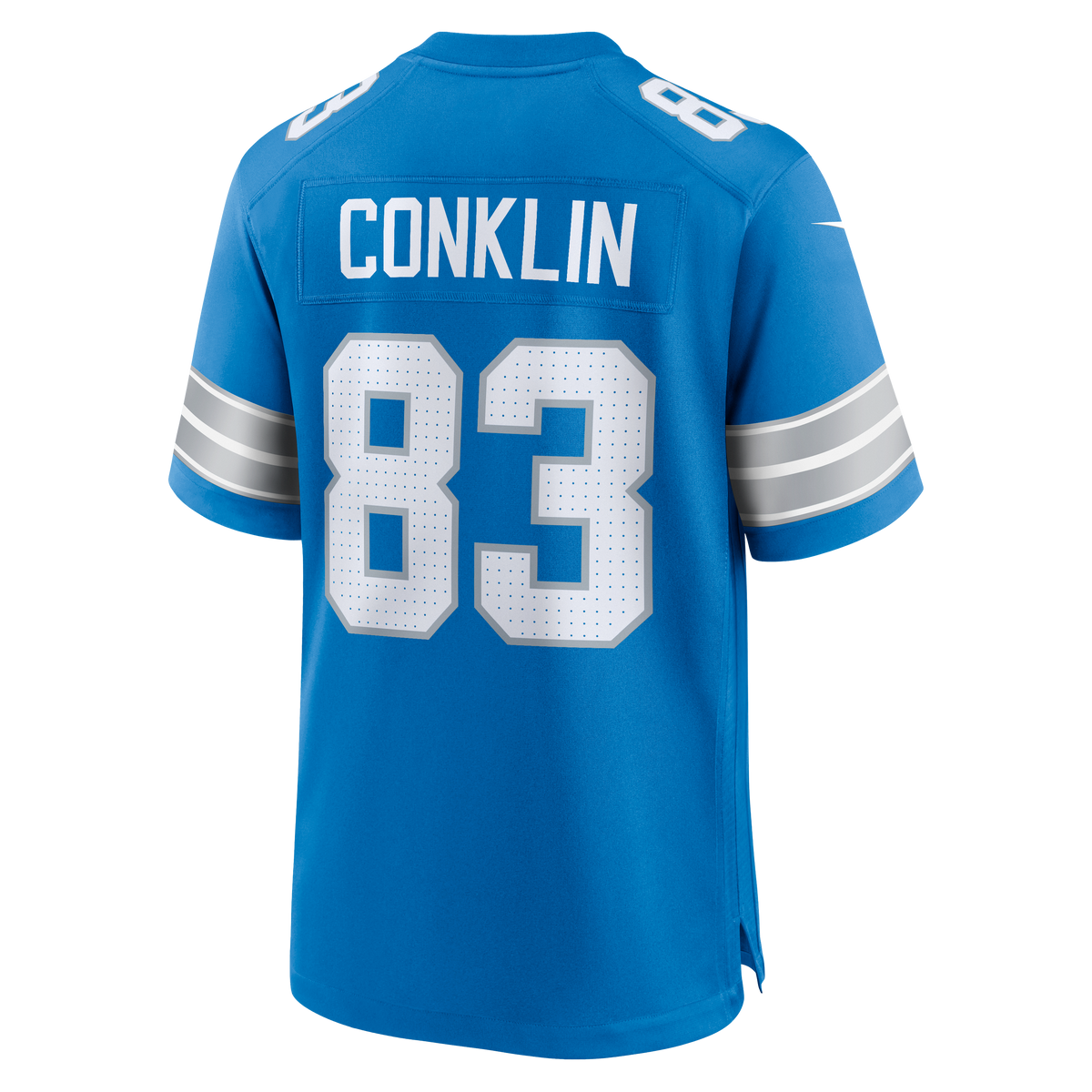 Detroit Lions Tyler Conklin Nike Blue Team Game Jersey