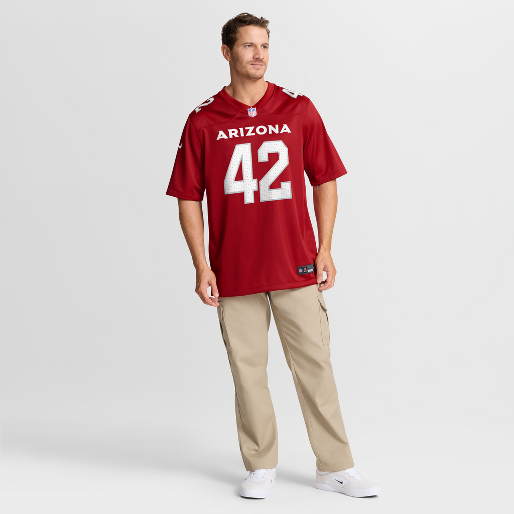 Arizona Cardinals Dadrion Taylor-Demerson Nike Cardinal Team Game Jersey