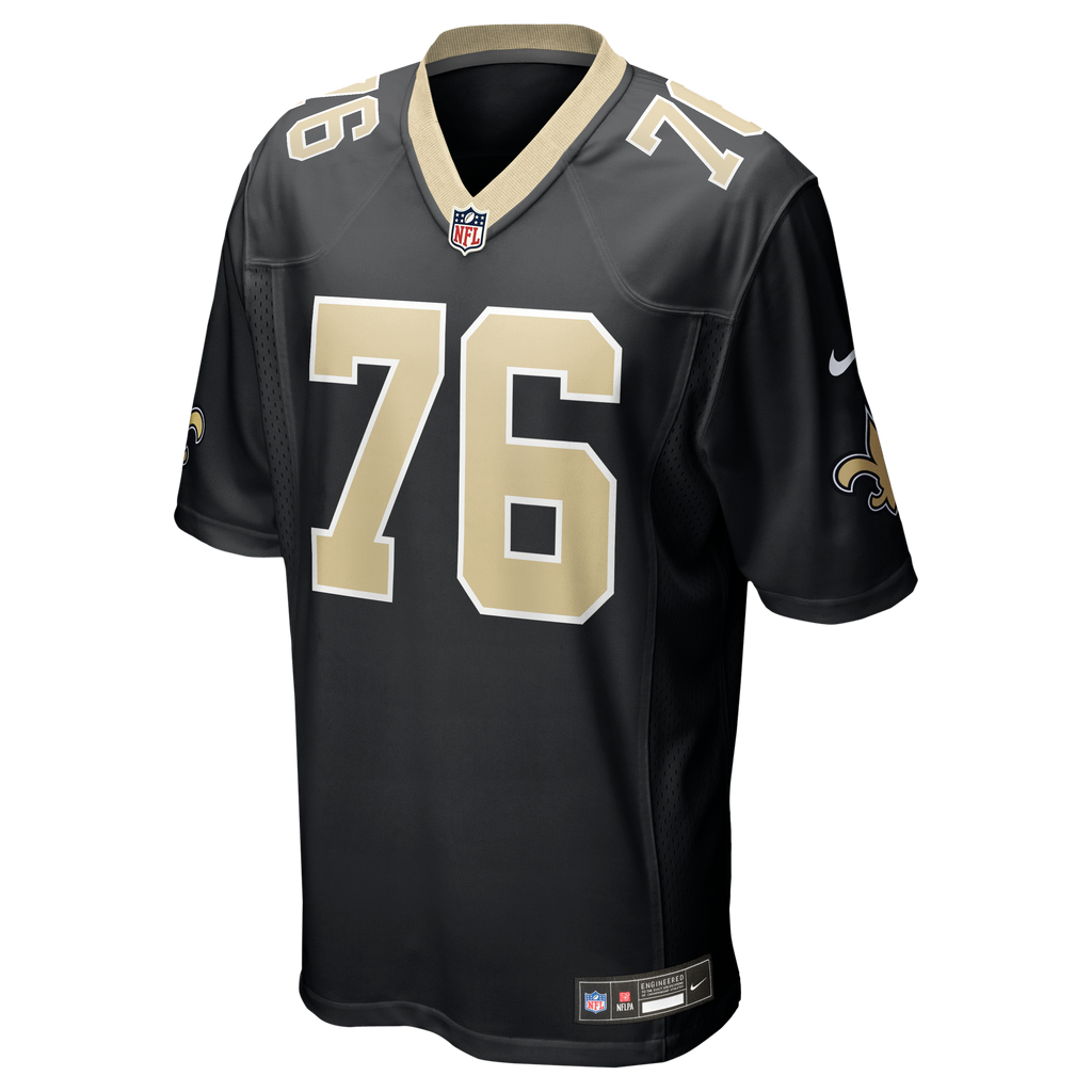 New Orleans Saints David Edwards Nike Black Team Game Jersey