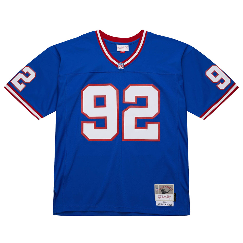 New York Giants Michael Strahan Mitchell & Ness Royal Big & Tall 1993 Retired Player Replica Jersey