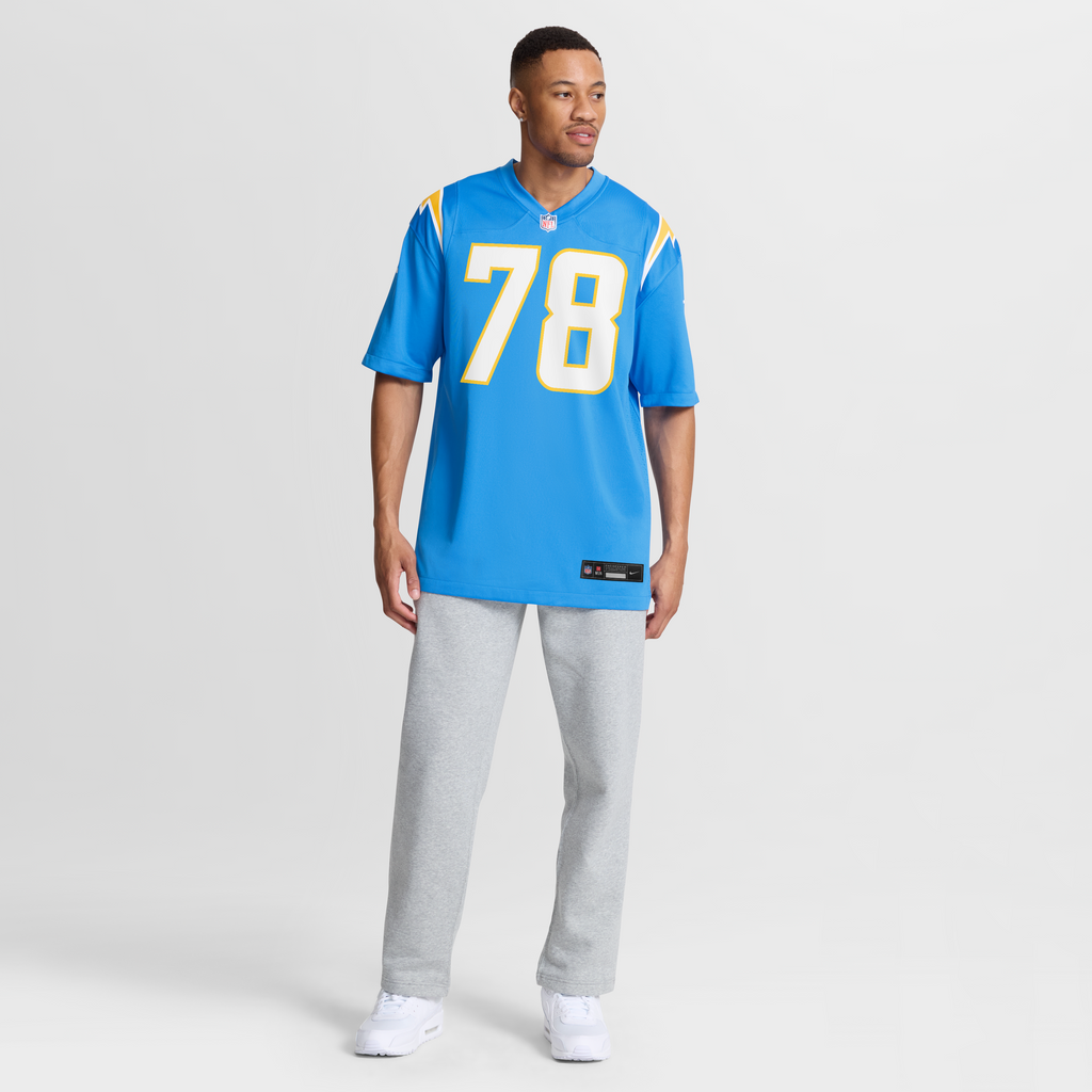 Los Angeles Chargers Andre James Nike Powder Blue Team Game Jersey