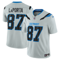 Detroit Lions Sam LaPorta Nike Silver 2026 Rivalries Collection Stitched Limited Jersey