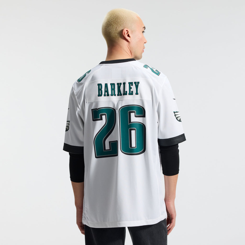 Philadelphia Eagles Saquon Barkley Nike Midnight Green Team Game Jersey