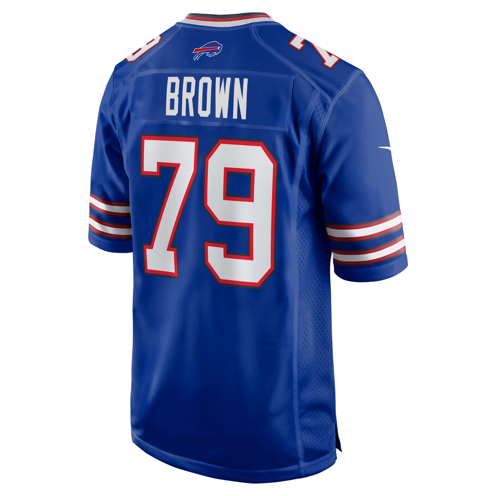 Buffalo Bills Ruben Brown Nike Royal Game Retired Player Jersey