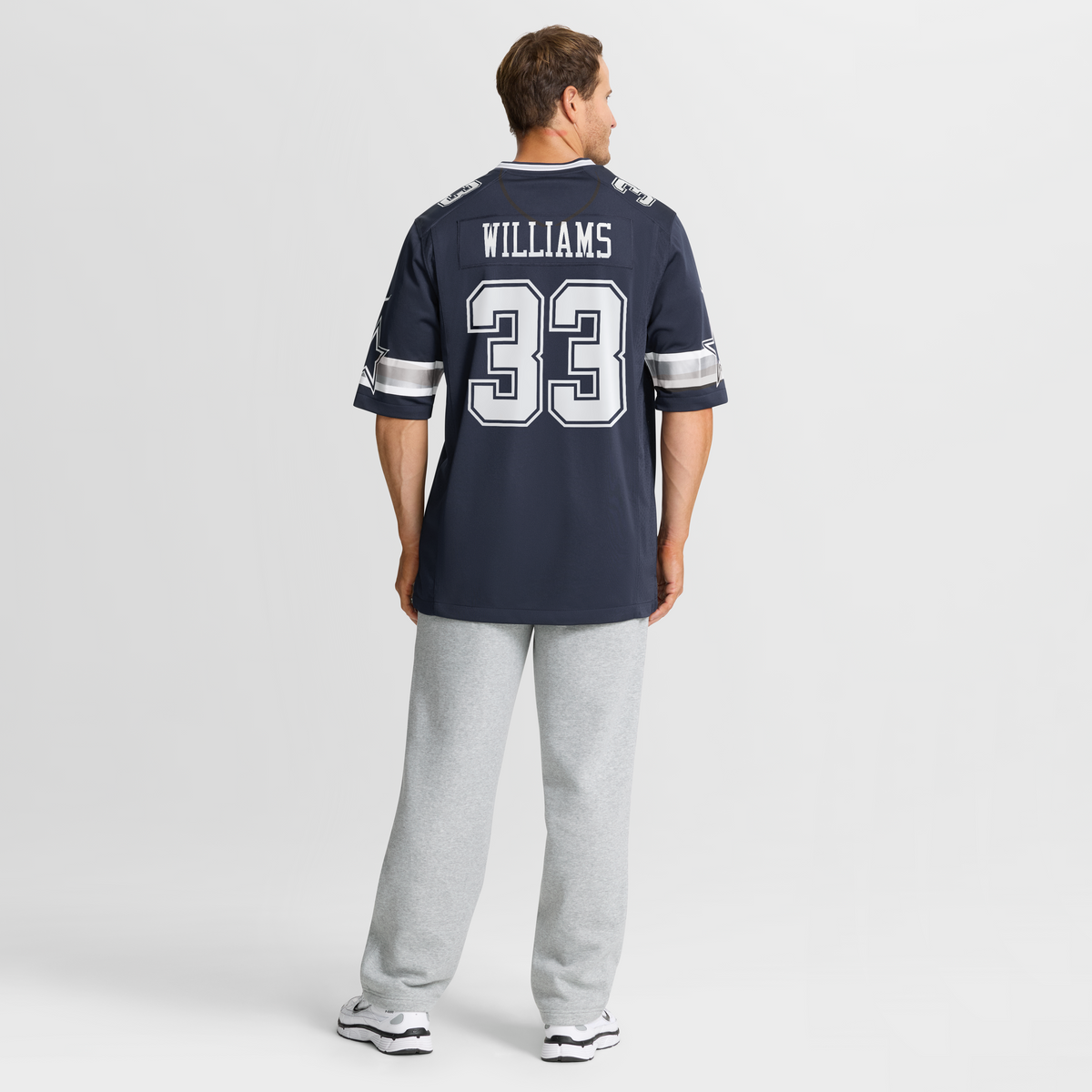 Dallas Cowboys Javonte Williams Nike Navy Team Game Jersey