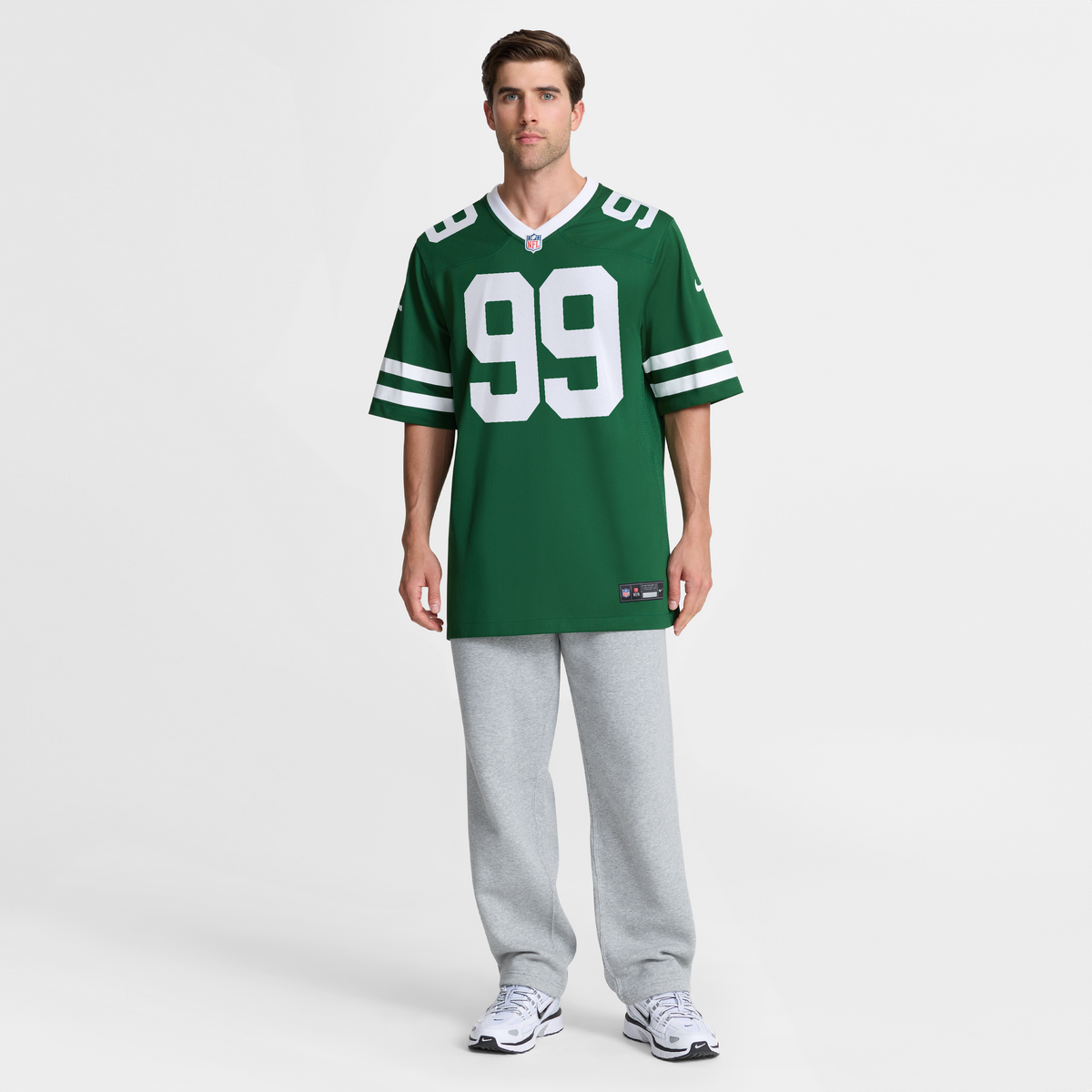 New York Jets T'Vondre Sweat Nike Legacy Green Team Game Jersey