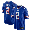 Buffalo Bills Tyler Bass Nike Royal Game Player Jersey