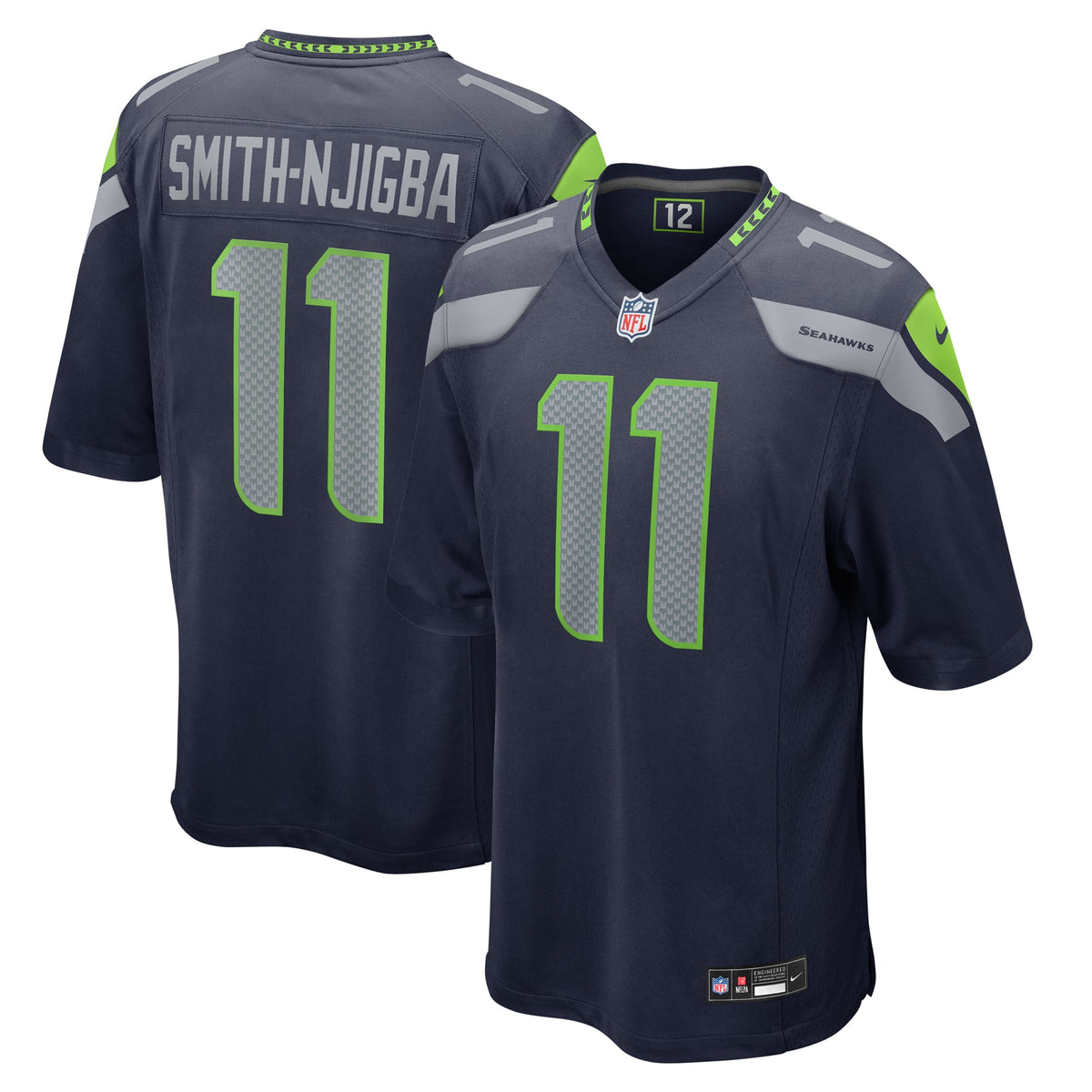 Seattle Seahawks Jaxon Smith-Njigba Nike Royal Throwback Player Game Jersey