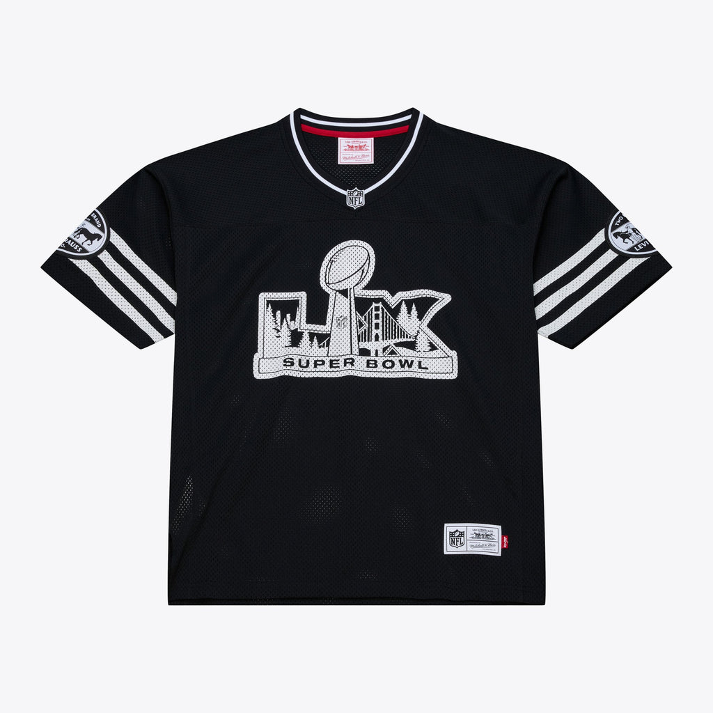 Unisex Super Bowl LX Mitchell & Ness x Levi's Black Legacy Jersey