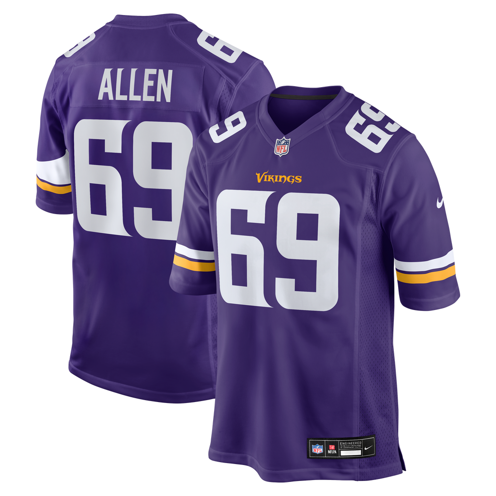 Minnesota Vikings Jared Allen Nike Purple Retired Player Game Jersey