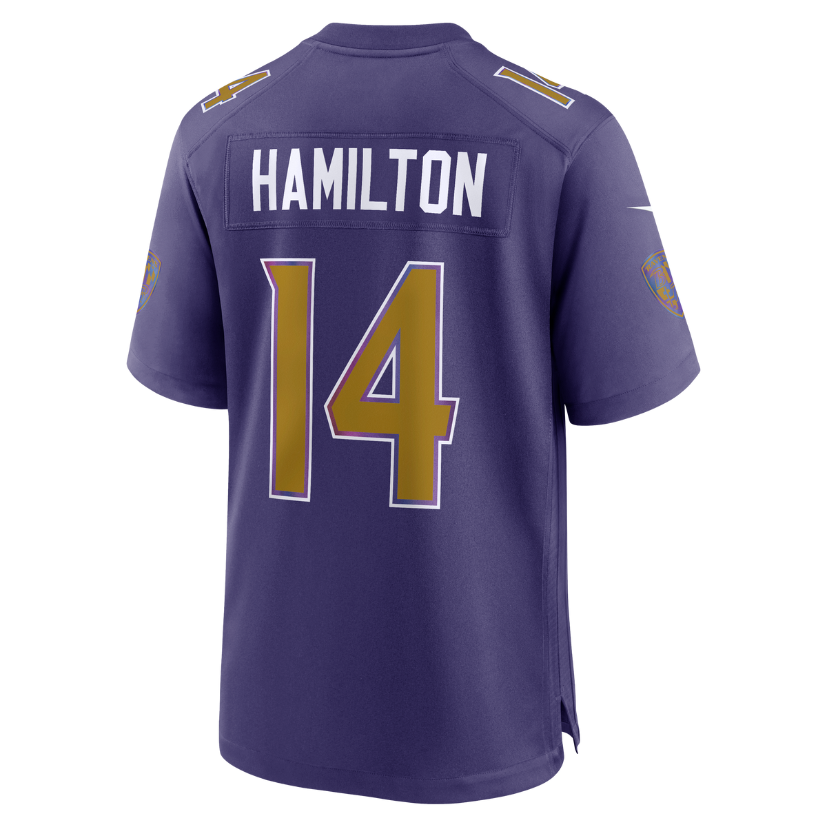 Baltimore Ravens Kyle Hamilton Nike Black Alternate Game Jersey