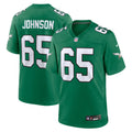 Philadelphia Eagles Lane Johnson Nike Kelly Green Alternate Game Jersey
