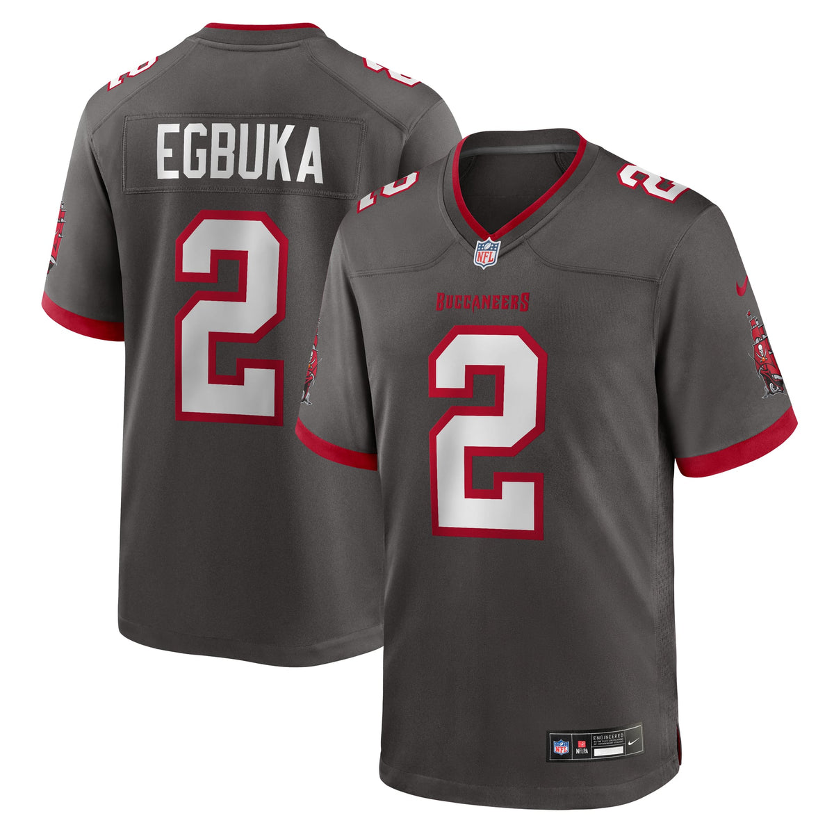 Tampa Bay Buccaneers Emeka Egbuka Nike Creamsicle Alternate 2 Game Jersey
