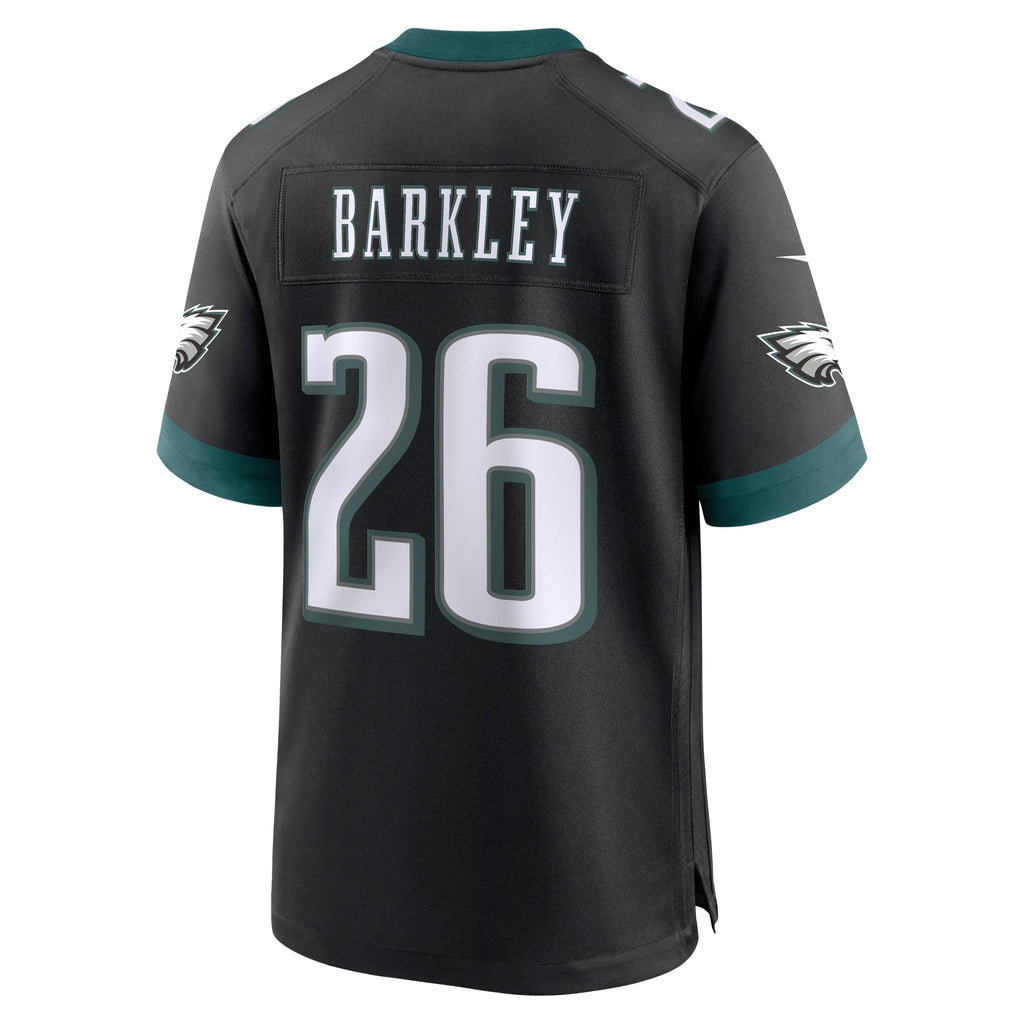 Philadelphia Eagles Saquon Barkley Nike Midnight Green Game Player Jersey