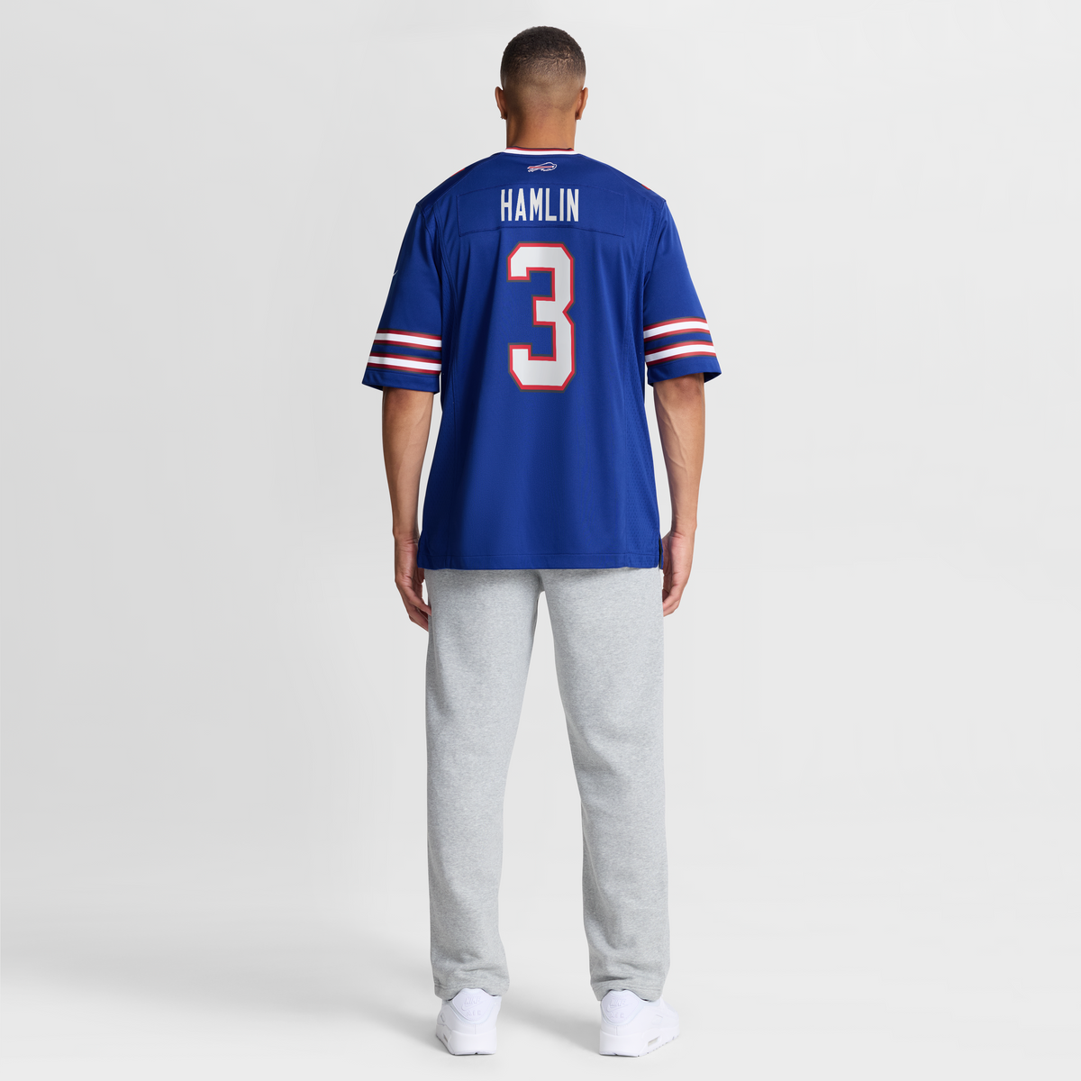 Buffalo Bills Damar Hamlin Nike White Game Jersey