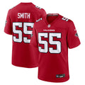 Atlanta Falcons Za'Darius Smith Nike Red Team Game Jersey