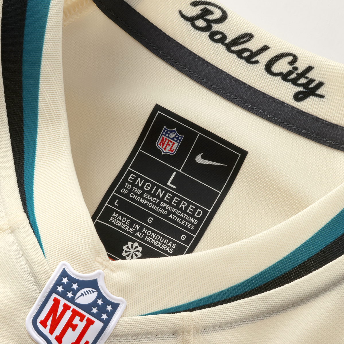 Jacksonville Jaguars Trevor Lawrence Nike Natural 2026 Rivalries Collection Game Jersey