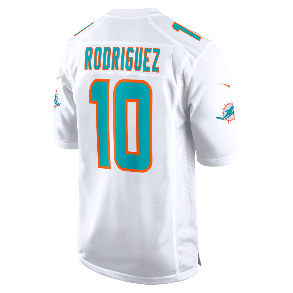 Miami Dolphins Jacob Rodriguez Nike Aqua Alternate Game Jersey