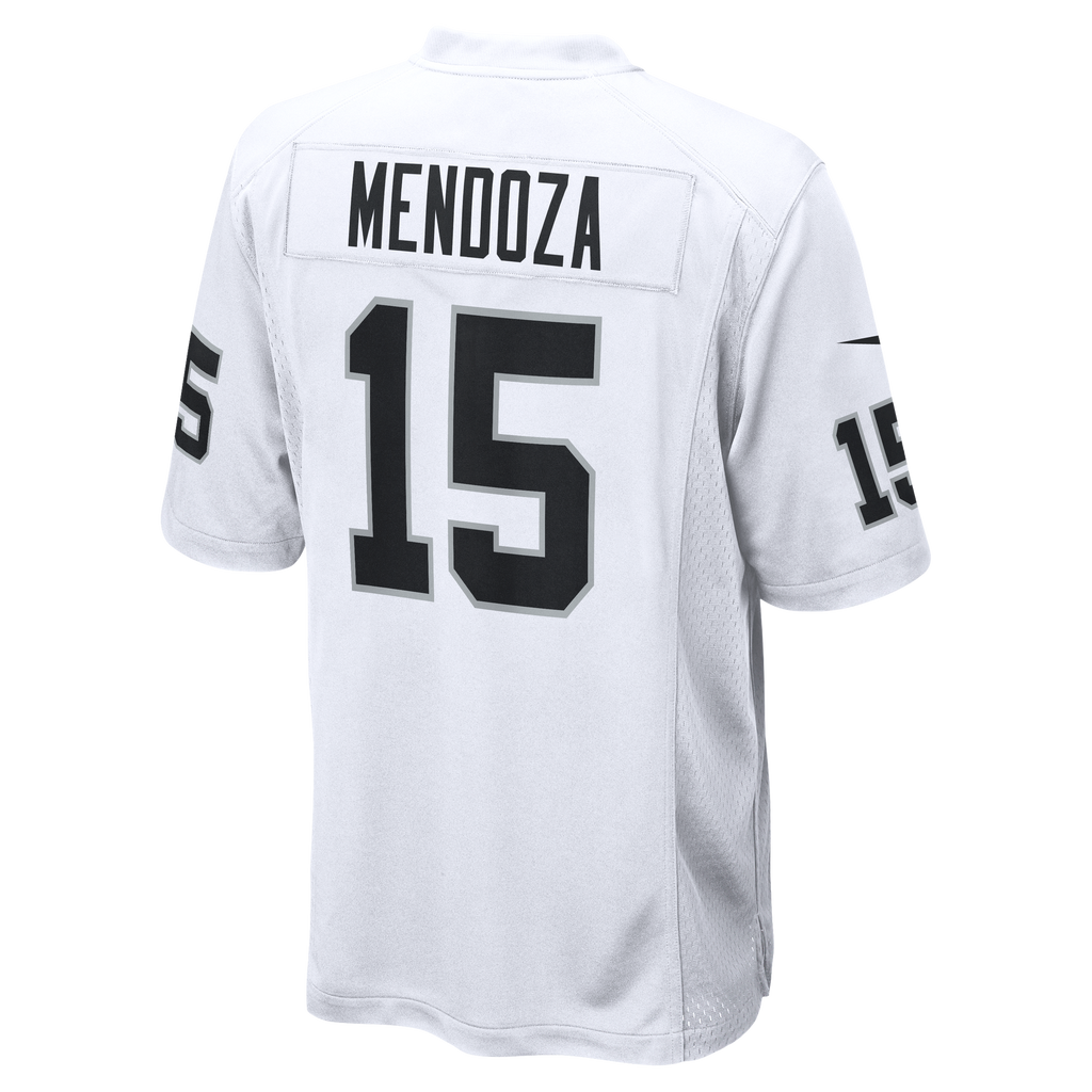 Las Vegas Raiders Fernando Mendoza Nike Black Team Game Jersey