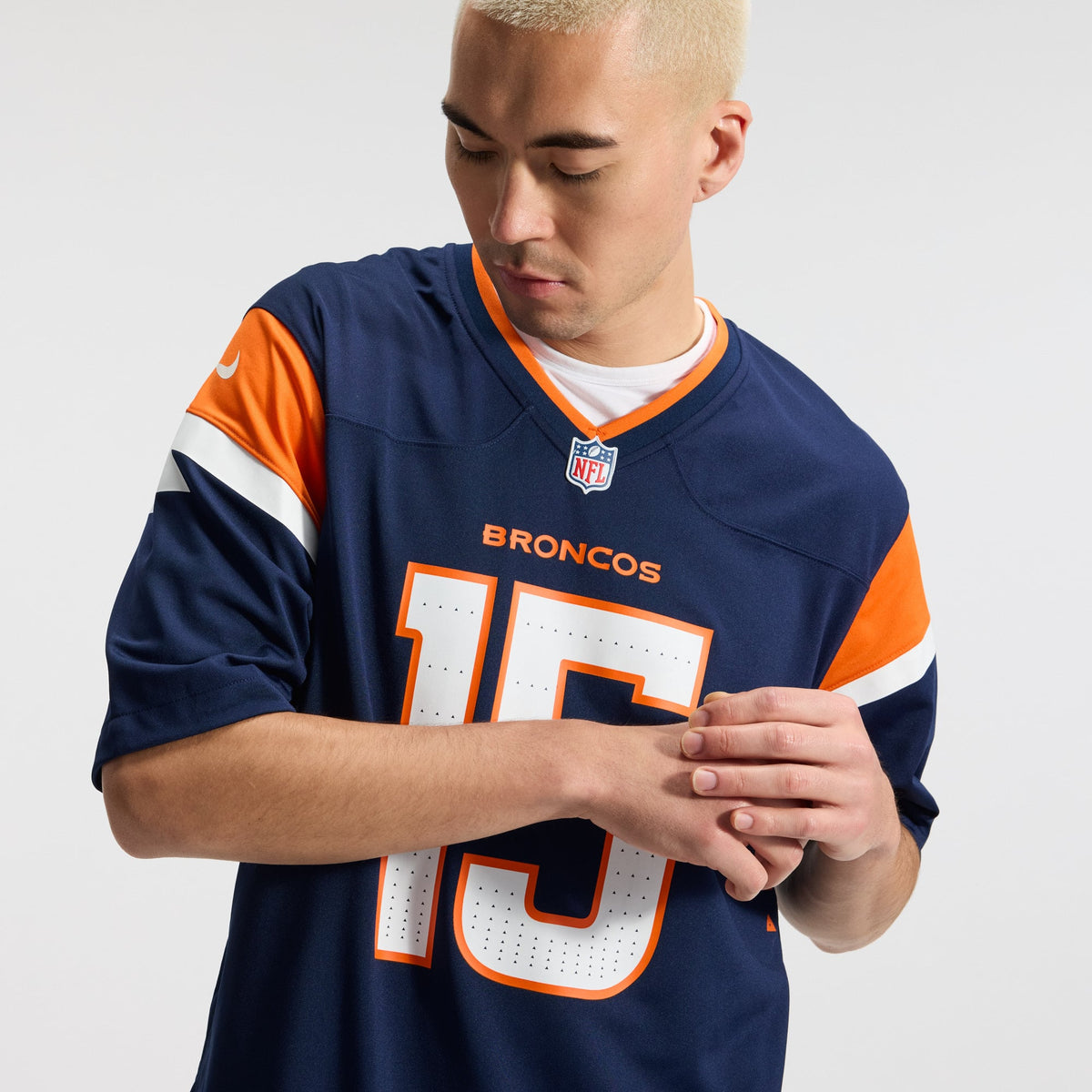 Denver Broncos Nik Bonitto Nike Orange Team Game Jersey