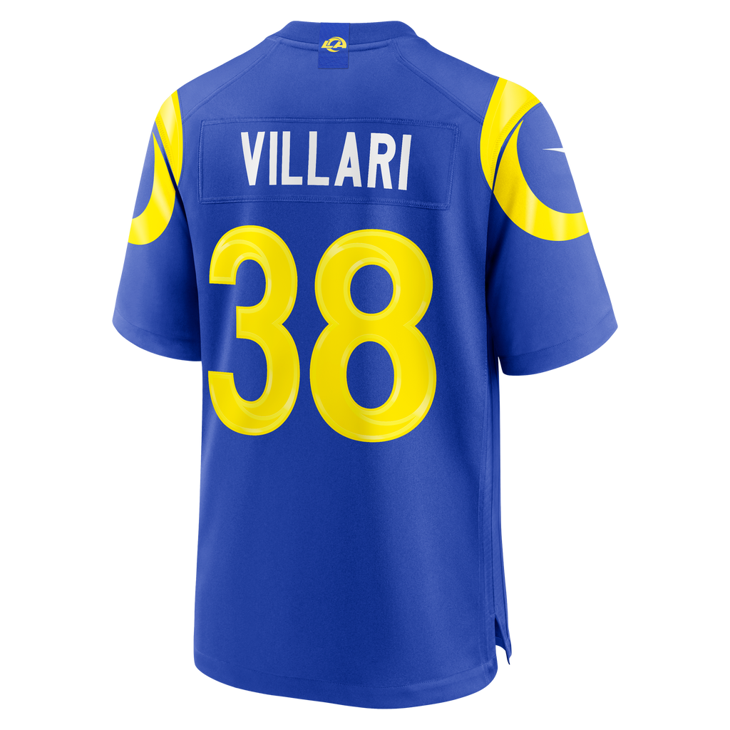 Los Angeles Rams Dan Villari Nike Royal Game Jersey