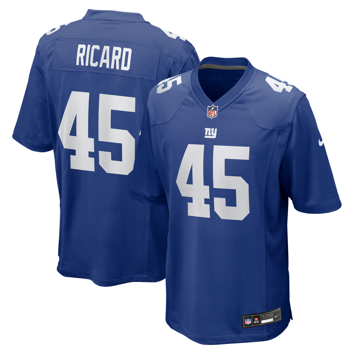 New York Giants Patrick Ricard Nike Royal Team Game Jersey
