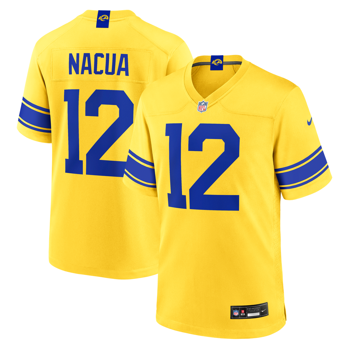 Los Angeles Rams Puka Nacua Nike White White Game Player Jersey
