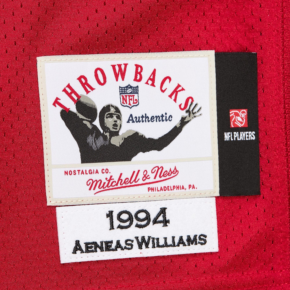 Arizona Cardinals 1994 Aeneas Williams Mitchell & Ness Cardinal Authentic Throwback Retired Player Jersey