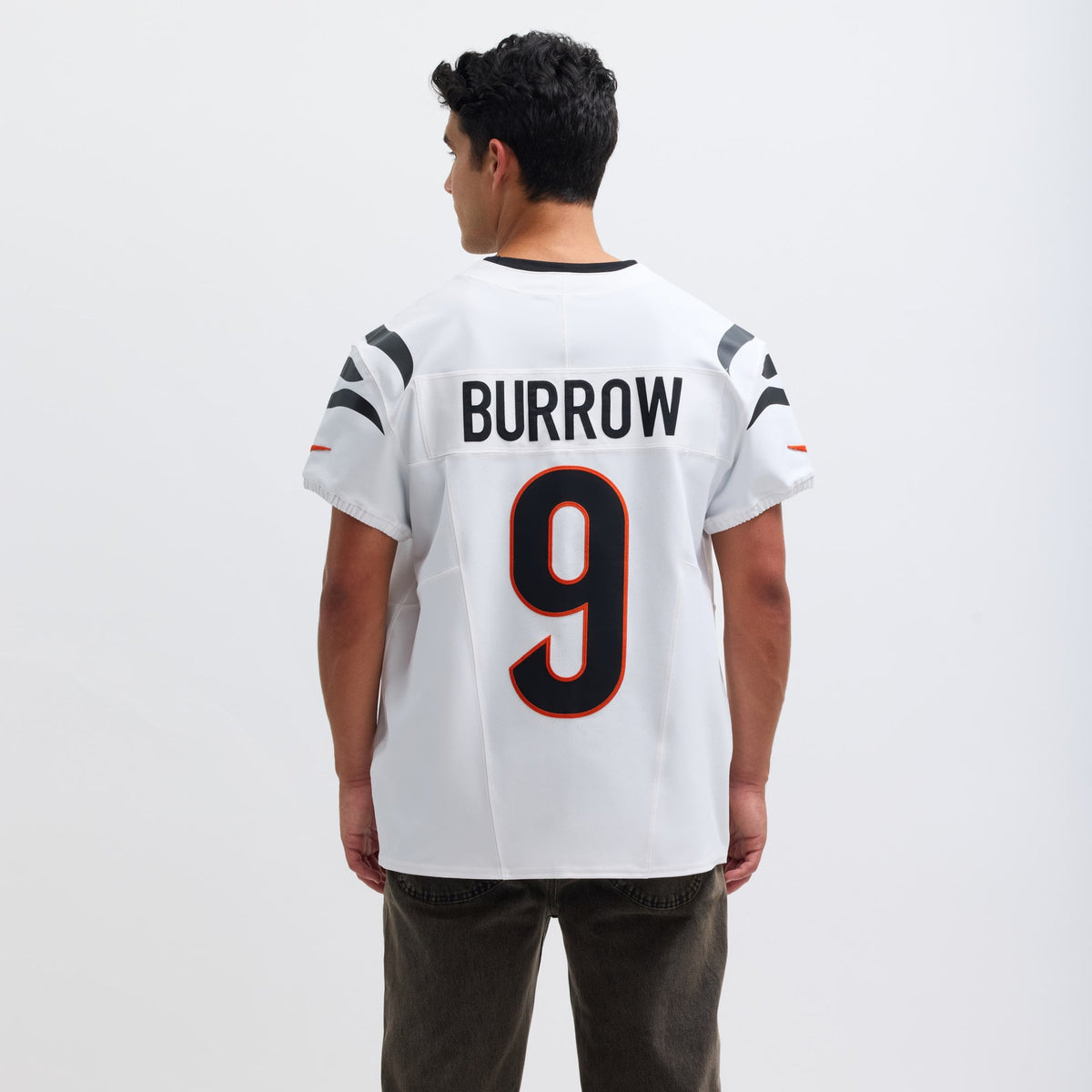 Cincinnati Bengals Joe Burrow Nike White Vapor F.U.S.E. Elite Jersey