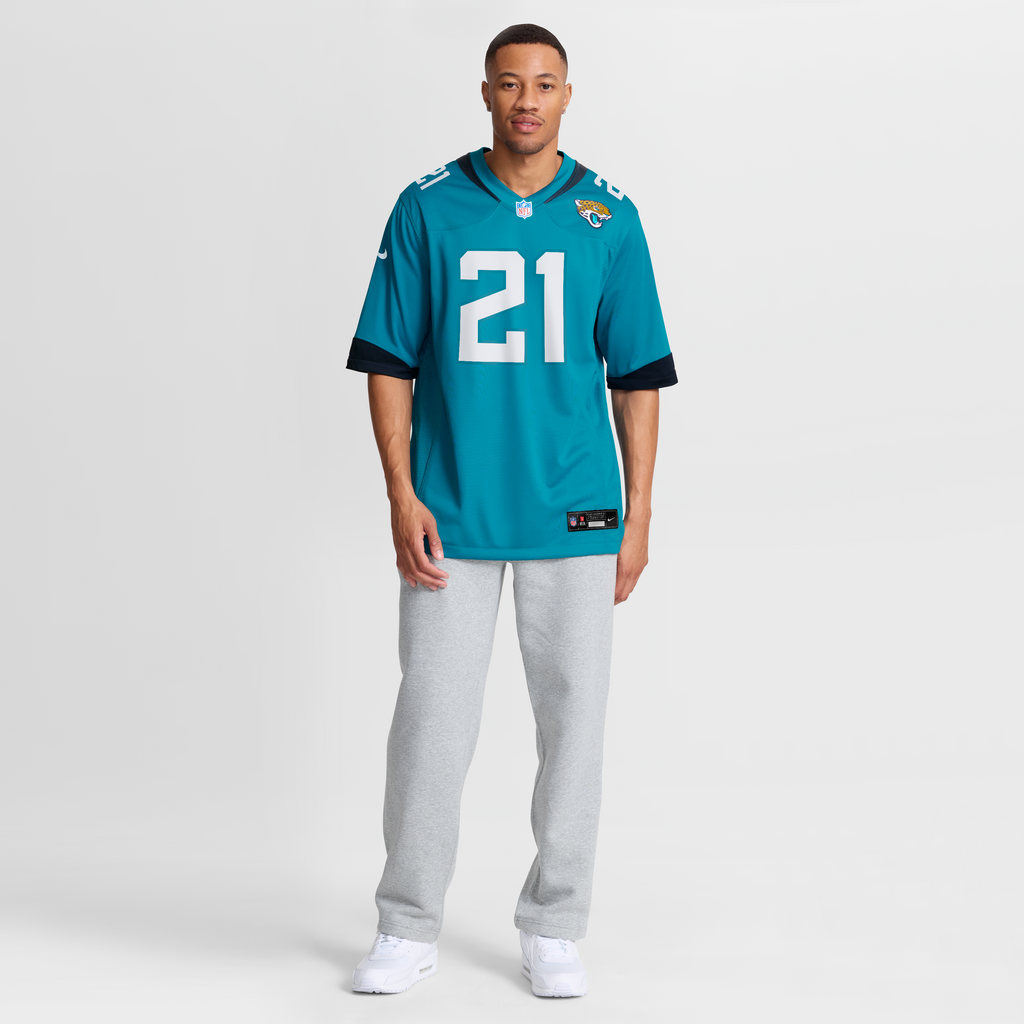 Jacksonville Jaguars Christian Braswell Nike Teal Team Game Jersey